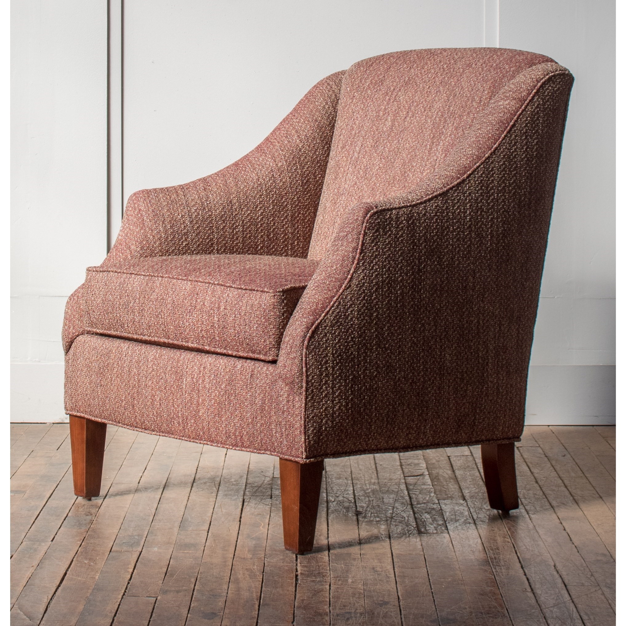 Sloped arm cheap accent chair
